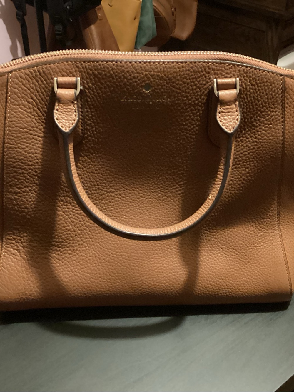kate spade Pebbled Leather Satchel Crossbody